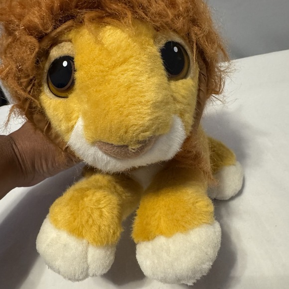 Vintage 1994 Mattel Disney The Lion King Mane Changing Growing Up Simba Plush - Picture 10 of 12